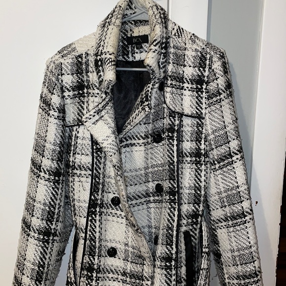 BCX Jackets & Blazers - Belted Button Up Coat
